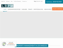 Tablet Screenshot of lbpm.com